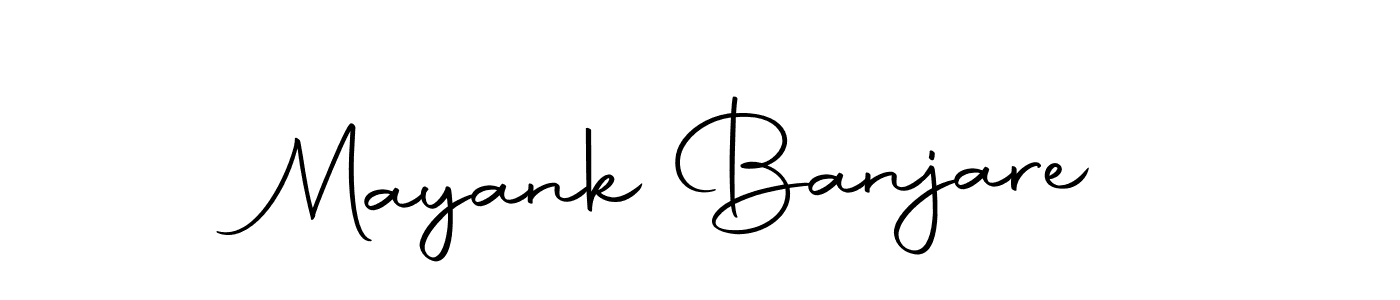 Design your own signature with our free online signature maker. With this signature software, you can create a handwritten (Autography-DOLnW) signature for name Mayank Banjare. Mayank Banjare signature style 10 images and pictures png