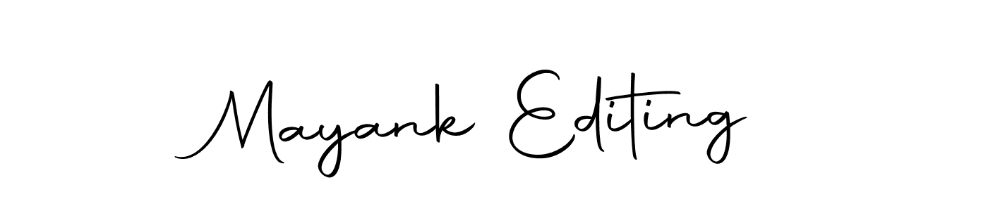 Make a beautiful signature design for name Mayank Editing. With this signature (Autography-DOLnW) style, you can create a handwritten signature for free. Mayank Editing signature style 10 images and pictures png