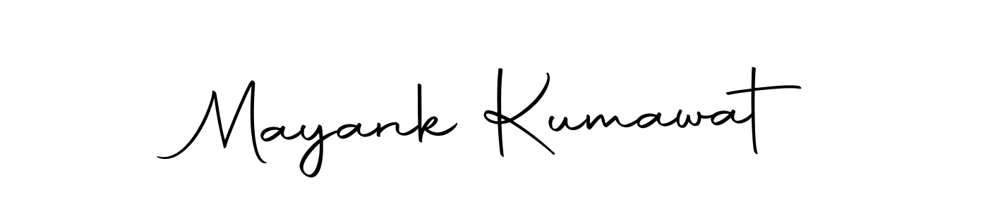 How to make Mayank Kumawat name signature. Use Autography-DOLnW style for creating short signs online. This is the latest handwritten sign. Mayank Kumawat signature style 10 images and pictures png