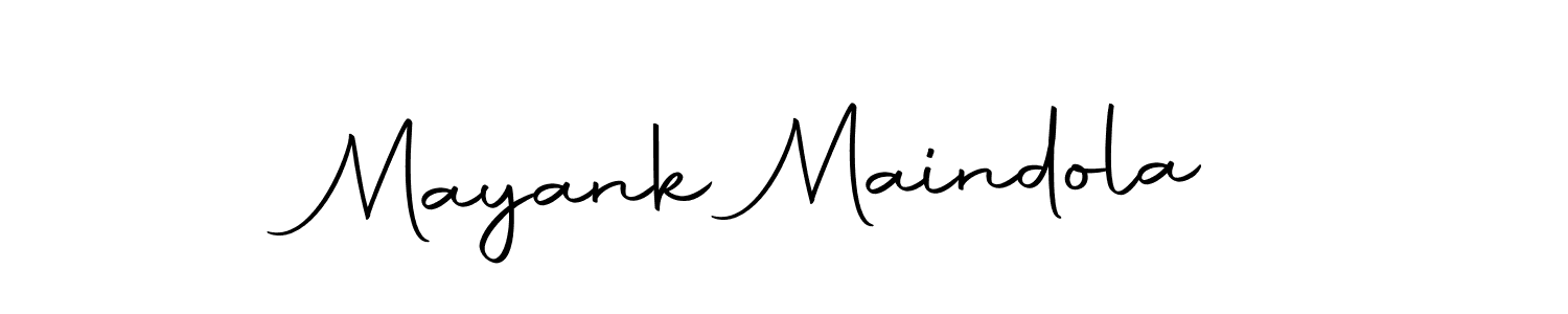 Create a beautiful signature design for name Mayank Maindola. With this signature (Autography-DOLnW) fonts, you can make a handwritten signature for free. Mayank Maindola signature style 10 images and pictures png