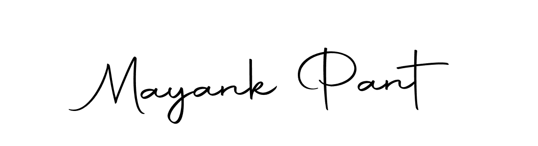 How to make Mayank Pant name signature. Use Autography-DOLnW style for creating short signs online. This is the latest handwritten sign. Mayank Pant signature style 10 images and pictures png