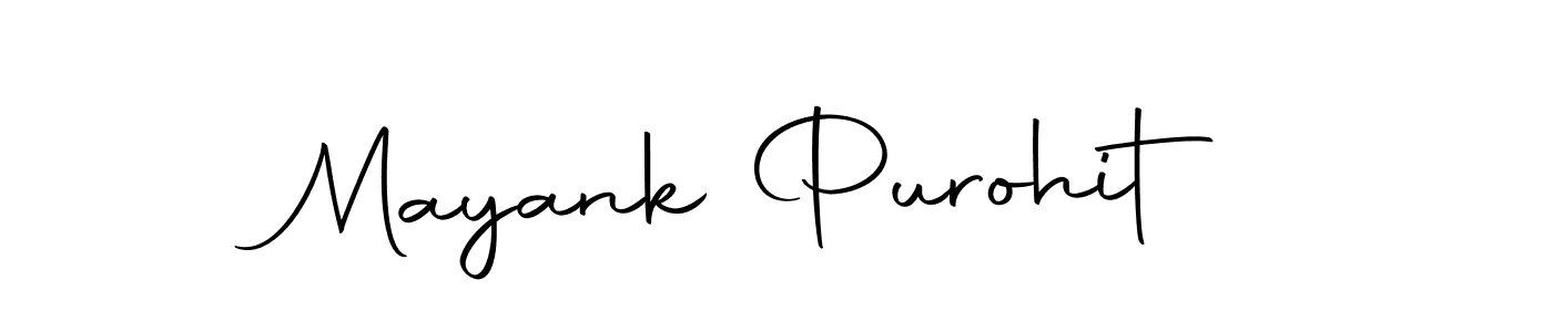 Create a beautiful signature design for name Mayank Purohit. With this signature (Autography-DOLnW) fonts, you can make a handwritten signature for free. Mayank Purohit signature style 10 images and pictures png