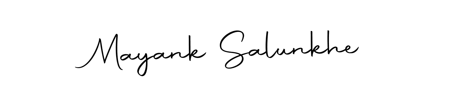 Similarly Autography-DOLnW is the best handwritten signature design. Signature creator online .You can use it as an online autograph creator for name Mayank Salunkhe. Mayank Salunkhe signature style 10 images and pictures png
