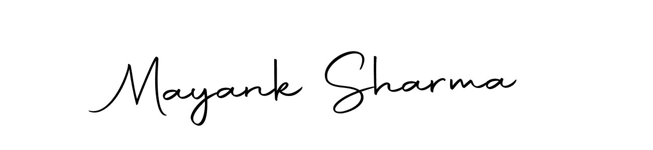 How to make Mayank Sharma name signature. Use Autography-DOLnW style for creating short signs online. This is the latest handwritten sign. Mayank Sharma signature style 10 images and pictures png