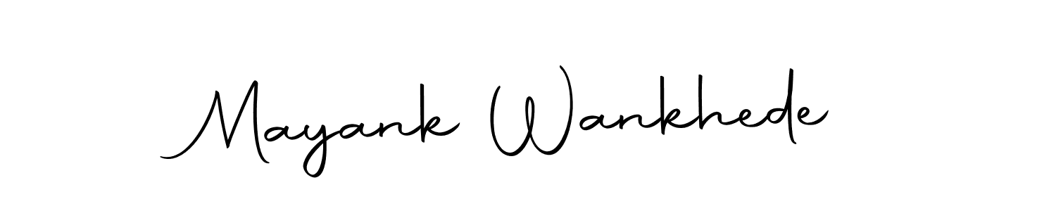 Make a beautiful signature design for name Mayank Wankhede. With this signature (Autography-DOLnW) style, you can create a handwritten signature for free. Mayank Wankhede signature style 10 images and pictures png