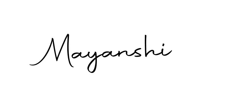 Use a signature maker to create a handwritten signature online. With this signature software, you can design (Autography-DOLnW) your own signature for name Mayanshi. Mayanshi signature style 10 images and pictures png