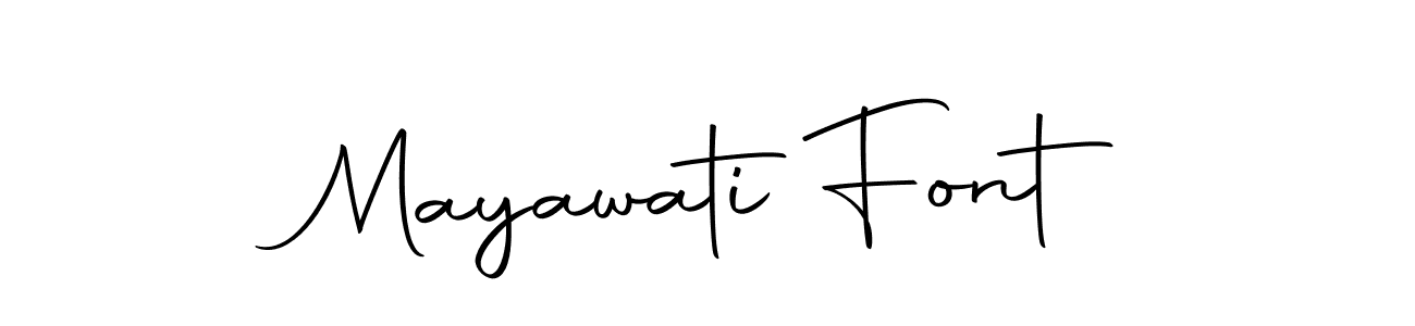 Make a beautiful signature design for name Mayawati Font. With this signature (Autography-DOLnW) style, you can create a handwritten signature for free. Mayawati Font signature style 10 images and pictures png