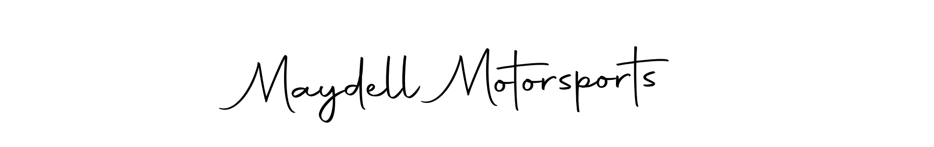 The best way (Autography-DOLnW) to make a short signature is to pick only two or three words in your name. The name Maydell Motorsports include a total of six letters. For converting this name. Maydell Motorsports signature style 10 images and pictures png