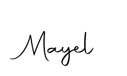 Design your own signature with our free online signature maker. With this signature software, you can create a handwritten (Autography-DOLnW) signature for name Mayel. Mayel signature style 10 images and pictures png