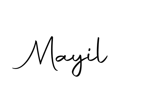 Design your own signature with our free online signature maker. With this signature software, you can create a handwritten (Autography-DOLnW) signature for name Mayil. Mayil signature style 10 images and pictures png