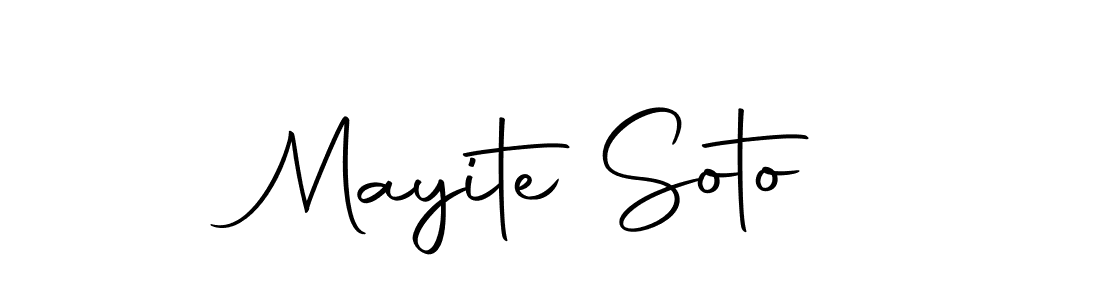 This is the best signature style for the Mayite Soto name. Also you like these signature font (Autography-DOLnW). Mix name signature. Mayite Soto signature style 10 images and pictures png