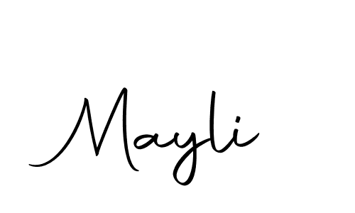 The best way (Autography-DOLnW) to make a short signature is to pick only two or three words in your name. The name Mayli include a total of six letters. For converting this name. Mayli signature style 10 images and pictures png