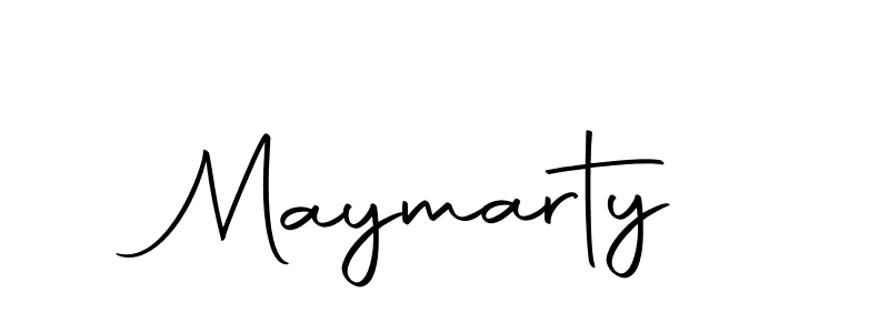 Use a signature maker to create a handwritten signature online. With this signature software, you can design (Autography-DOLnW) your own signature for name Maymarty. Maymarty signature style 10 images and pictures png