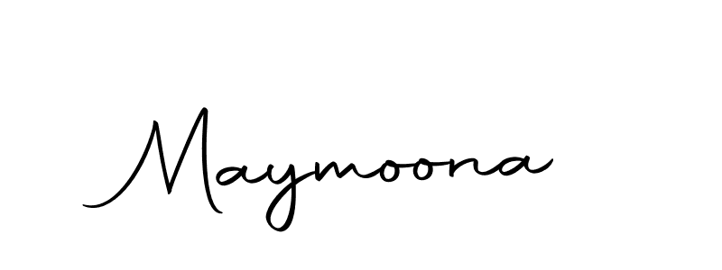 Also we have Maymoona name is the best signature style. Create professional handwritten signature collection using Autography-DOLnW autograph style. Maymoona signature style 10 images and pictures png