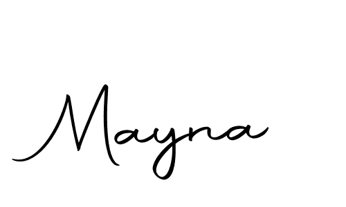 You should practise on your own different ways (Autography-DOLnW) to write your name (Mayna) in signature. don't let someone else do it for you. Mayna signature style 10 images and pictures png