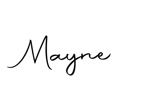 How to make Mayne signature? Autography-DOLnW is a professional autograph style. Create handwritten signature for Mayne name. Mayne signature style 10 images and pictures png