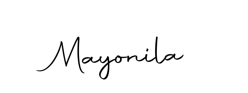 You can use this online signature creator to create a handwritten signature for the name Mayonila. This is the best online autograph maker. Mayonila signature style 10 images and pictures png
