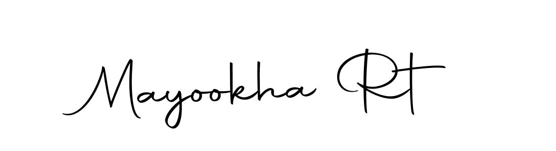 if you are searching for the best signature style for your name Mayookha Rt. so please give up your signature search. here we have designed multiple signature styles  using Autography-DOLnW. Mayookha Rt signature style 10 images and pictures png