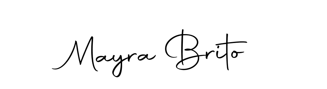 Make a beautiful signature design for name Mayra Brito. Use this online signature maker to create a handwritten signature for free. Mayra Brito signature style 10 images and pictures png