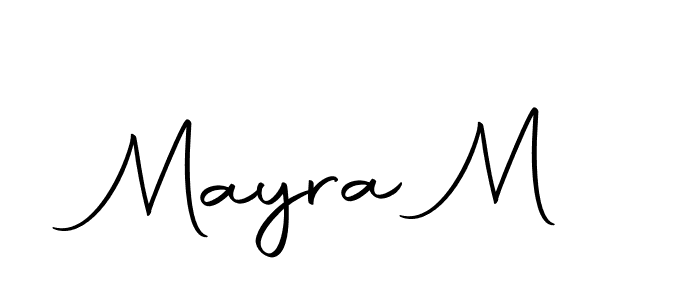 Also we have Mayra M name is the best signature style. Create professional handwritten signature collection using Autography-DOLnW autograph style. Mayra M signature style 10 images and pictures png