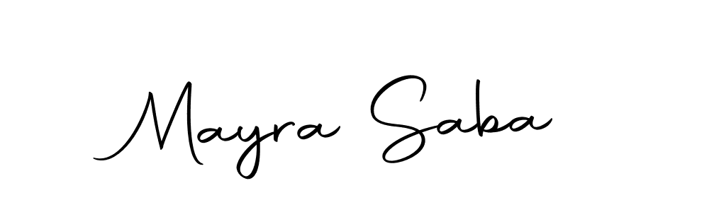 The best way (Autography-DOLnW) to make a short signature is to pick only two or three words in your name. The name Mayra Saba include a total of six letters. For converting this name. Mayra Saba signature style 10 images and pictures png