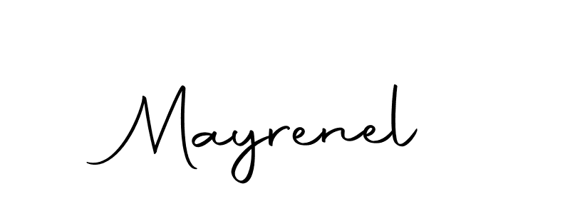 Design your own signature with our free online signature maker. With this signature software, you can create a handwritten (Autography-DOLnW) signature for name Mayrenel. Mayrenel signature style 10 images and pictures png