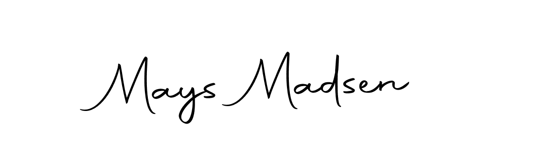 You should practise on your own different ways (Autography-DOLnW) to write your name (Mays Madsen) in signature. don't let someone else do it for you. Mays Madsen signature style 10 images and pictures png