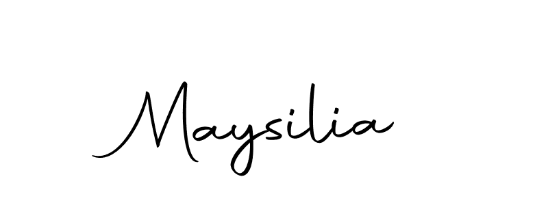 if you are searching for the best signature style for your name Maysilia. so please give up your signature search. here we have designed multiple signature styles  using Autography-DOLnW. Maysilia signature style 10 images and pictures png
