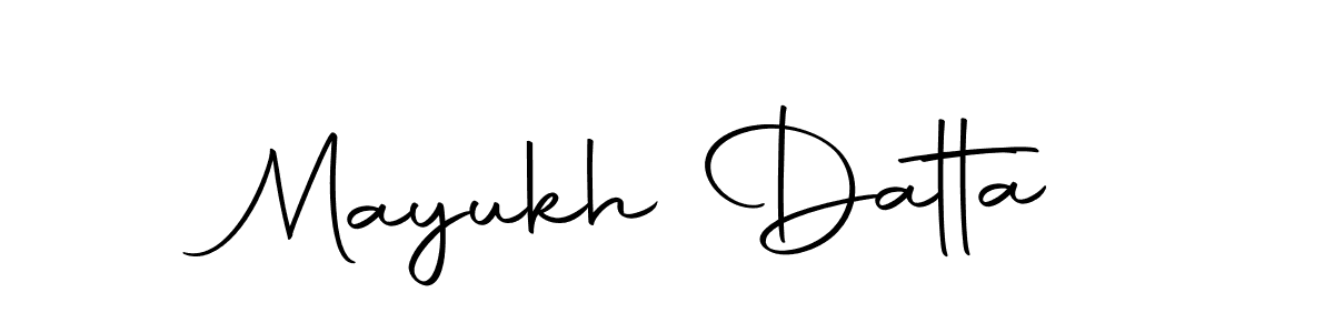 You can use this online signature creator to create a handwritten signature for the name Mayukh Datta. This is the best online autograph maker. Mayukh Datta signature style 10 images and pictures png