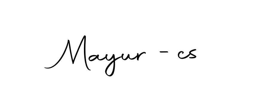 How to make Mayur -cs signature? Autography-DOLnW is a professional autograph style. Create handwritten signature for Mayur -cs name. Mayur -cs signature style 10 images and pictures png