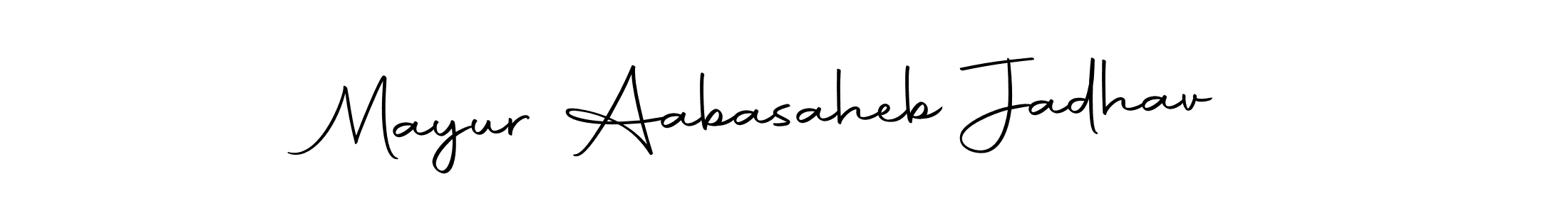 if you are searching for the best signature style for your name Mayur Aabasaheb Jadhav. so please give up your signature search. here we have designed multiple signature styles  using Autography-DOLnW. Mayur Aabasaheb Jadhav signature style 10 images and pictures png