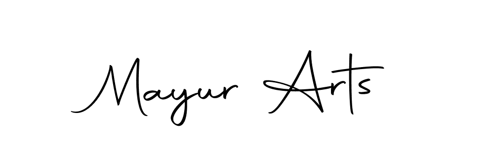 Use a signature maker to create a handwritten signature online. With this signature software, you can design (Autography-DOLnW) your own signature for name Mayur Arts. Mayur Arts signature style 10 images and pictures png