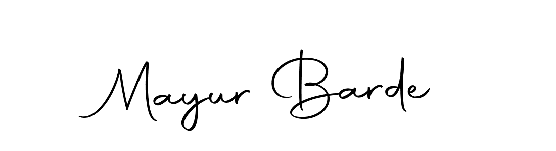 Use a signature maker to create a handwritten signature online. With this signature software, you can design (Autography-DOLnW) your own signature for name Mayur Barde. Mayur Barde signature style 10 images and pictures png