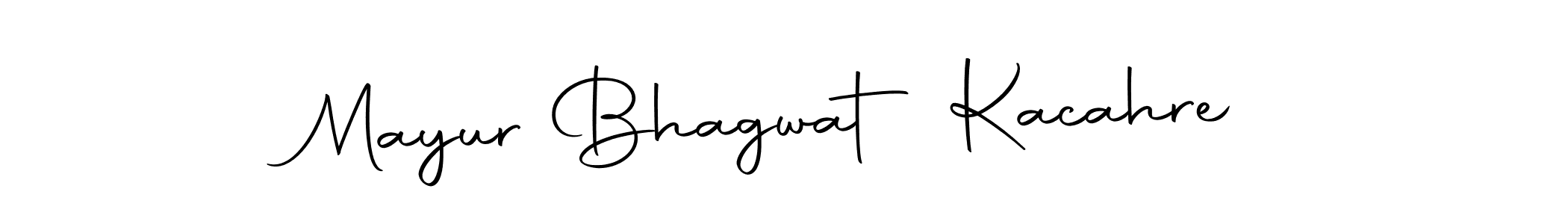 You should practise on your own different ways (Autography-DOLnW) to write your name (Mayur Bhagwat Kacahre) in signature. don't let someone else do it for you. Mayur Bhagwat Kacahre signature style 10 images and pictures png
