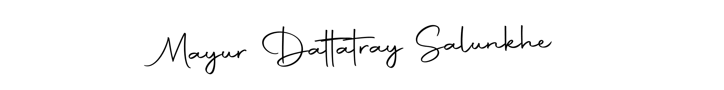 Make a beautiful signature design for name Mayur Dattatray Salunkhe. Use this online signature maker to create a handwritten signature for free. Mayur Dattatray Salunkhe signature style 10 images and pictures png