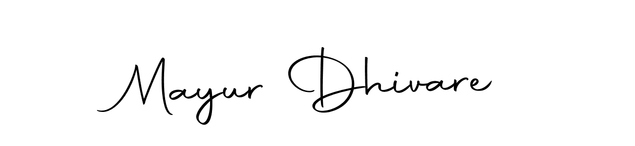 Also we have Mayur Dhivare name is the best signature style. Create professional handwritten signature collection using Autography-DOLnW autograph style. Mayur Dhivare signature style 10 images and pictures png