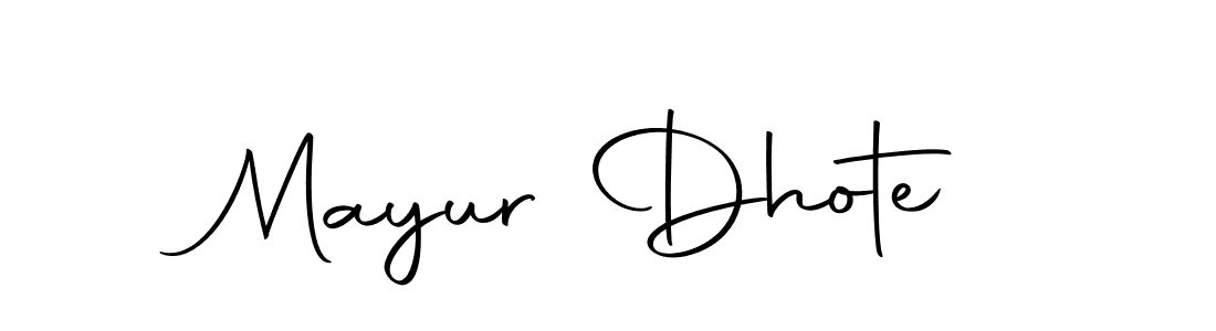 You should practise on your own different ways (Autography-DOLnW) to write your name (Mayur Dhote) in signature. don't let someone else do it for you. Mayur Dhote signature style 10 images and pictures png