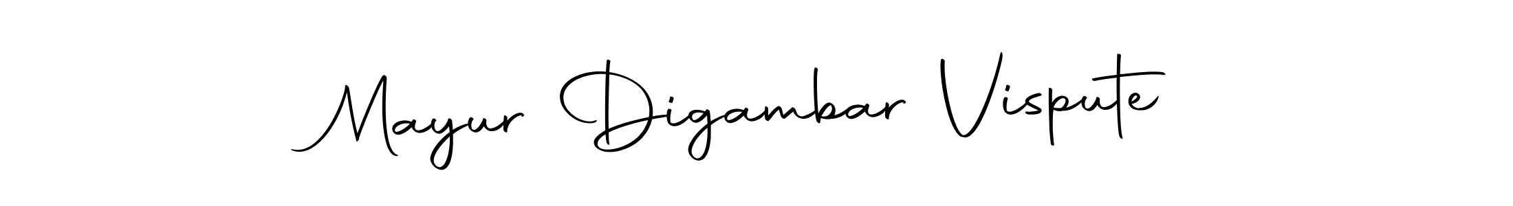 Create a beautiful signature design for name Mayur Digambar Vispute. With this signature (Autography-DOLnW) fonts, you can make a handwritten signature for free. Mayur Digambar Vispute signature style 10 images and pictures png