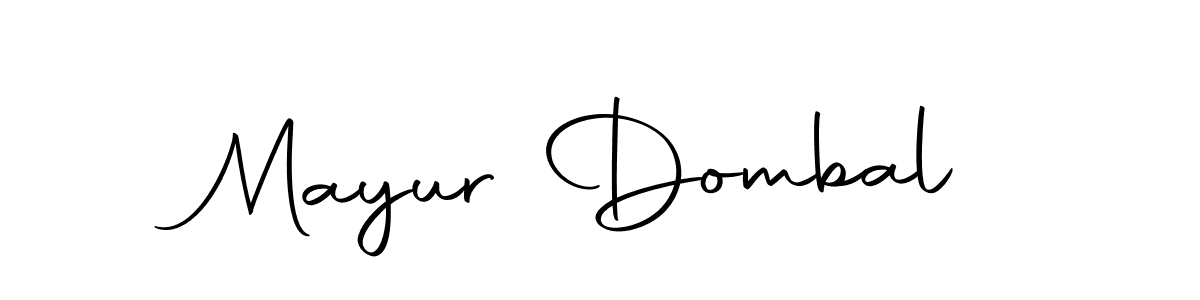 Use a signature maker to create a handwritten signature online. With this signature software, you can design (Autography-DOLnW) your own signature for name Mayur Dombal. Mayur Dombal signature style 10 images and pictures png