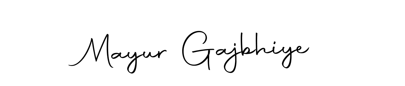Design your own signature with our free online signature maker. With this signature software, you can create a handwritten (Autography-DOLnW) signature for name Mayur Gajbhiye. Mayur Gajbhiye signature style 10 images and pictures png