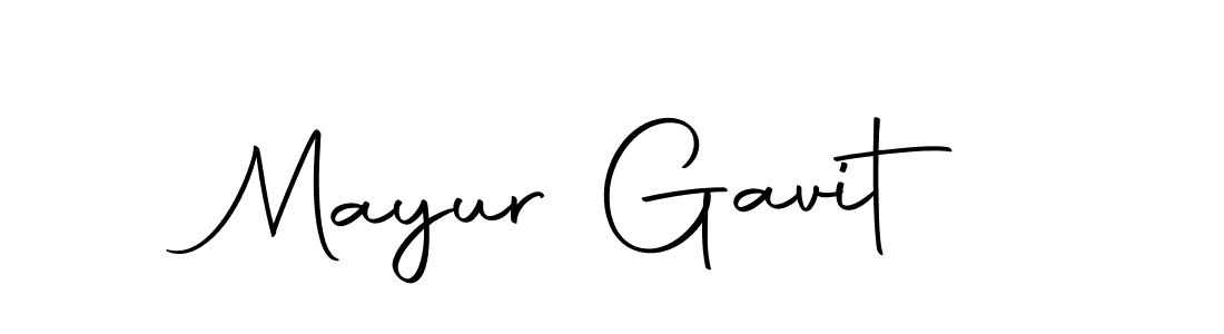 Make a beautiful signature design for name Mayur Gavit. With this signature (Autography-DOLnW) style, you can create a handwritten signature for free. Mayur Gavit signature style 10 images and pictures png