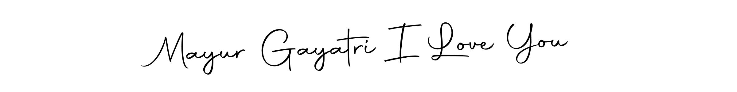 How to make Mayur Gayatri I Love You signature? Autography-DOLnW is a professional autograph style. Create handwritten signature for Mayur Gayatri I Love You name. Mayur Gayatri I Love You signature style 10 images and pictures png