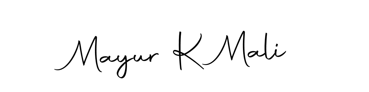 if you are searching for the best signature style for your name Mayur K Mali. so please give up your signature search. here we have designed multiple signature styles  using Autography-DOLnW. Mayur K Mali signature style 10 images and pictures png