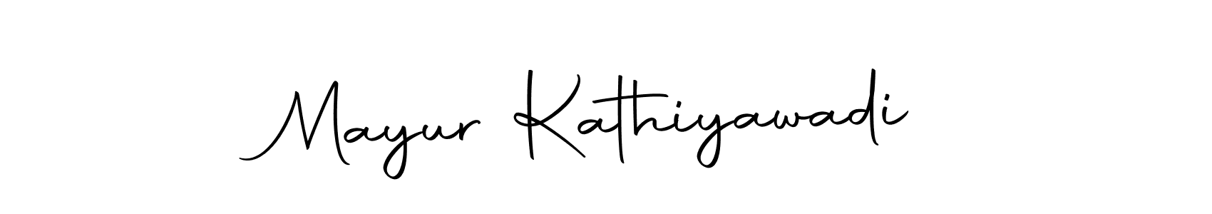 How to make Mayur Kathiyawadi signature? Autography-DOLnW is a professional autograph style. Create handwritten signature for Mayur Kathiyawadi name. Mayur Kathiyawadi signature style 10 images and pictures png