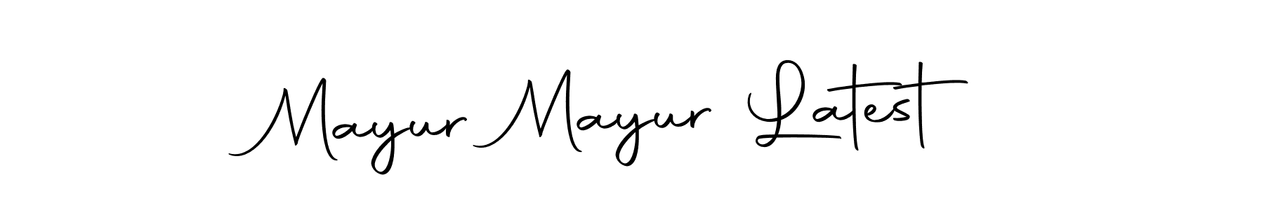 How to make Mayur Mayur Latest signature? Autography-DOLnW is a professional autograph style. Create handwritten signature for Mayur Mayur Latest name. Mayur Mayur Latest signature style 10 images and pictures png