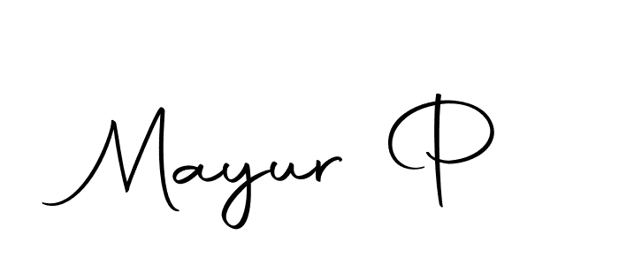 Also we have Mayur P name is the best signature style. Create professional handwritten signature collection using Autography-DOLnW autograph style. Mayur P signature style 10 images and pictures png