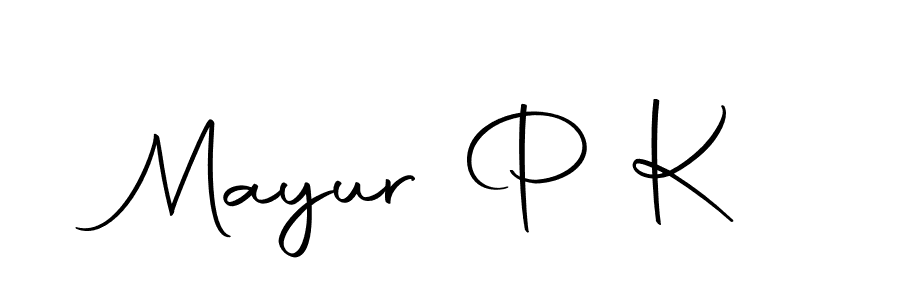 Make a short Mayur P K signature style. Manage your documents anywhere anytime using Autography-DOLnW. Create and add eSignatures, submit forms, share and send files easily. Mayur P K signature style 10 images and pictures png