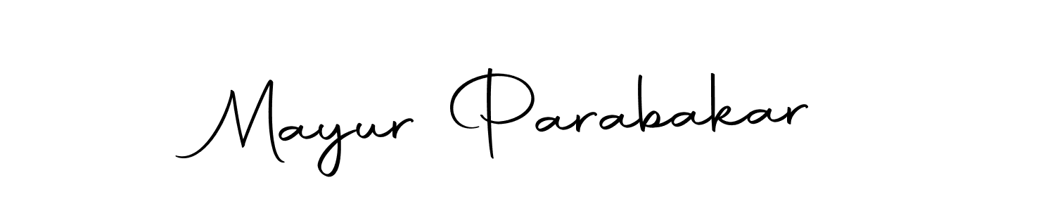 Use a signature maker to create a handwritten signature online. With this signature software, you can design (Autography-DOLnW) your own signature for name Mayur Parabakar. Mayur Parabakar signature style 10 images and pictures png