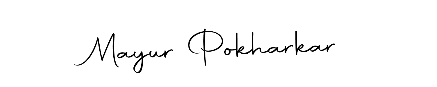 Make a beautiful signature design for name Mayur Pokharkar. With this signature (Autography-DOLnW) style, you can create a handwritten signature for free. Mayur Pokharkar signature style 10 images and pictures png