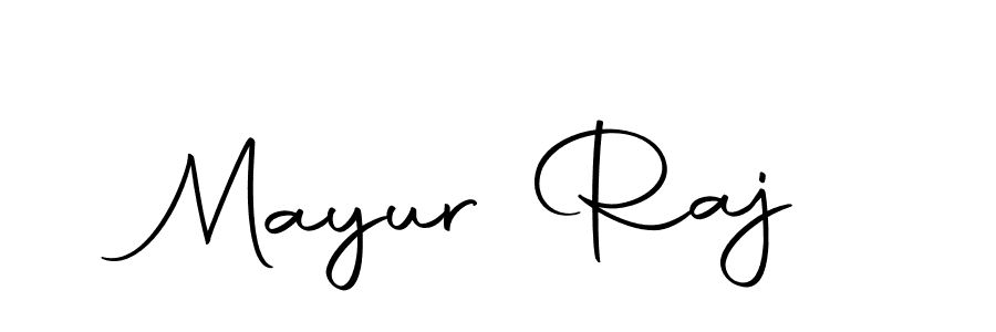 Make a beautiful signature design for name Mayur Raj. With this signature (Autography-DOLnW) style, you can create a handwritten signature for free. Mayur Raj signature style 10 images and pictures png